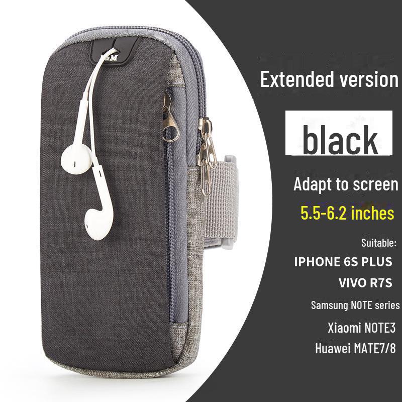 Breathable Running Arm Bag for Mobile Phones - Unisex Fitness Strap