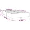 Box Spring Bed Frame Dark Blue 120 x 200 cm Velvet