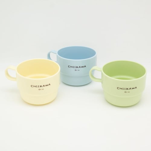 OSK Children's Cups, Set of 3, 230ml, Chiikawa CKW No. 4, Made In Japan, PT-6