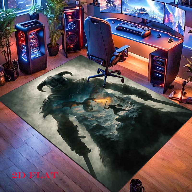 Tamriel Carpet Rug for Living Room Bedroom Home Sofa Decoration,Kids Play Nonslip Floor Mat
