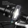 Keychain Mini Led Flashlight Bike Bicycle Light Usb Recharge 5v Dc Tail light Flash Warning Multi-functional Clip Portable Pocke