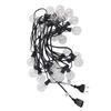 G40 25LEDs 8m Hanging Light Warm White Light Waterproof String Light Bulb for Outdoor Party