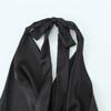 2025 Spring Women's European & American Halter Neck Silk Satin Top - Fashionable & Elegant