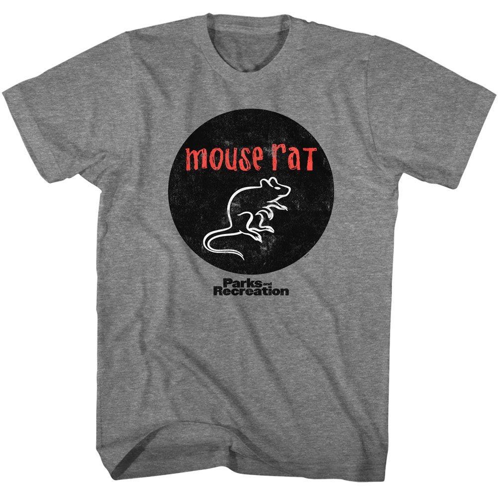 Parks And Recreation Mouse Rat Circle Logo TV Shirt S