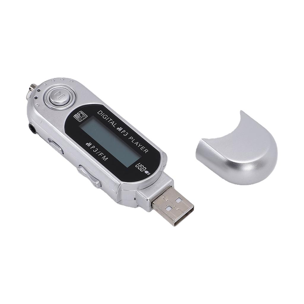 USB 2.0 MP3 Player Retro Digital Music Player with LCD Display Supports MP3 WMA Formats Auto Shutdown