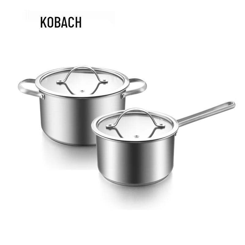 Kangbahe Werner 304 Stainless Steel 2-Piece Cookware Set