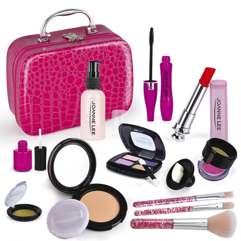 Non-Toxic Kids Toys Simulation Cosmetics Set Pretend Makeup Toys Children Play House Simulation Make Up Educational Toys For Children Fun Game