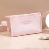 Modern Minimalist Pu Makeup Bag With Waterproof Design For Travel And Storage