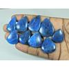 270Cts. Natural Blue Apatite Pear Shape Cabochon Loose Gemstone 09 Pcs Lot C-3038