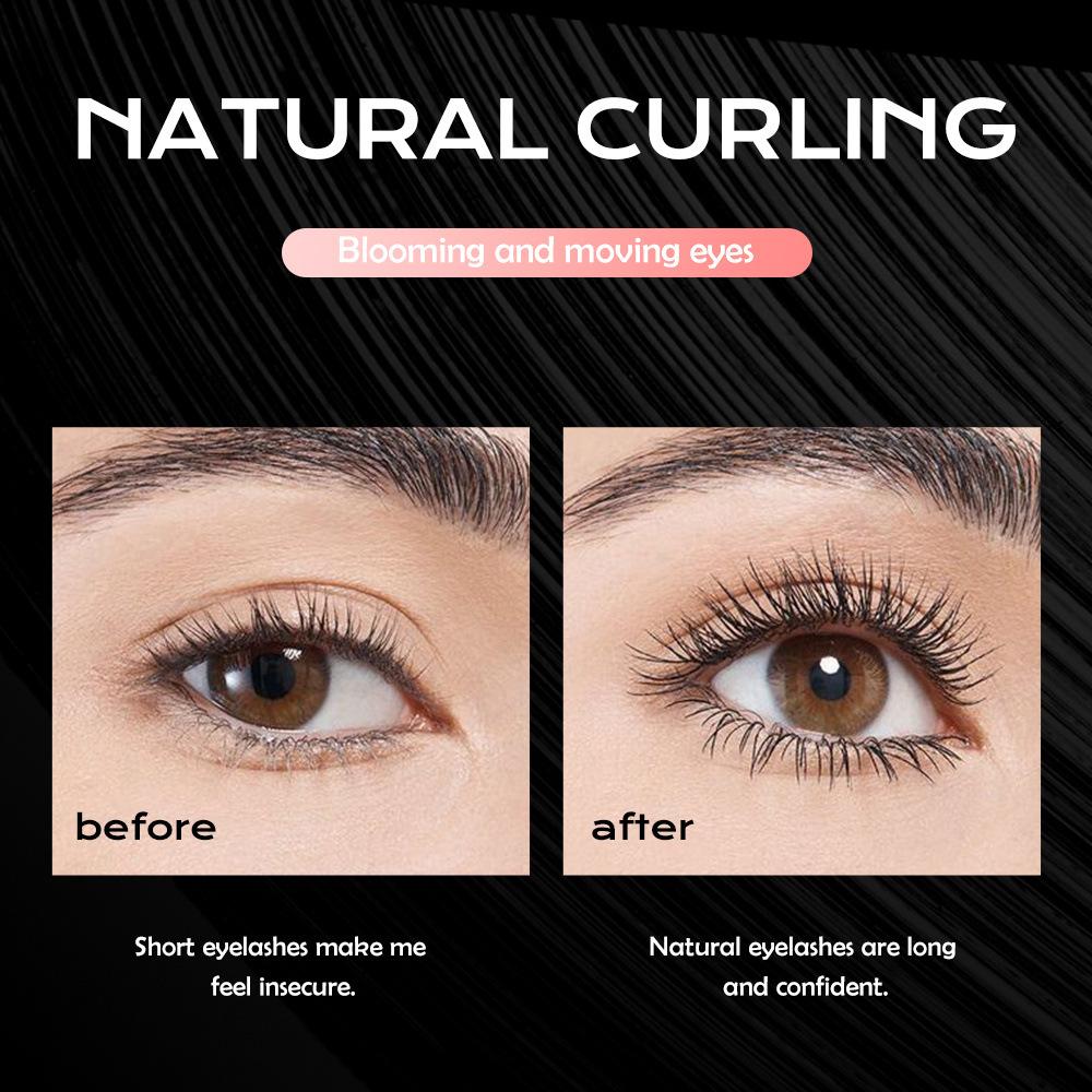 Mascara pentru Alungire Formula de Lungă Durată Rezistentă la Apă și Nu Se Estompează Mascara Negru Extrem Mascara pentru Curbare Semnificativă
