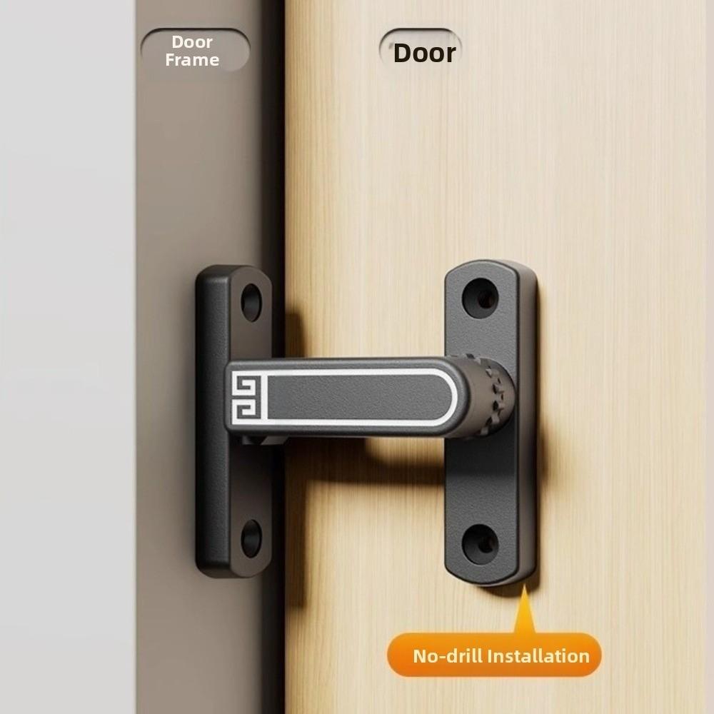 Mehrzweck-Oberflächenmontierter leuchtender Türverschluss Diebstahlsicherer Sicherheits-Türriegel Einfach zu installieren Leuchtender Schiebetür-Riegel Fenster