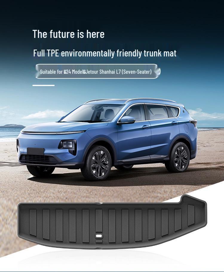 2024 Jetour Shanhai L7 Waterproof Eco-Friendly TPE Trunk Mat