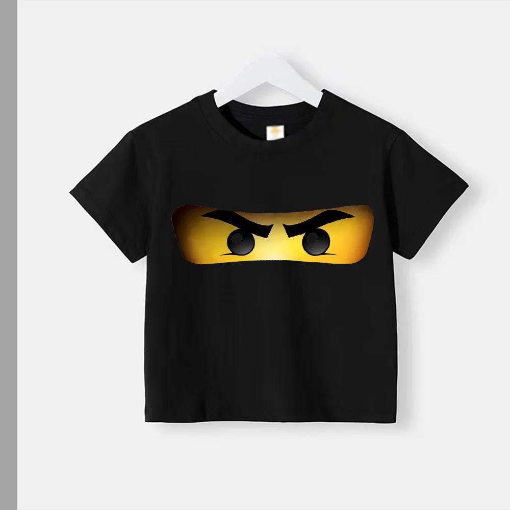 Sommer bedruckte Kinder T-Shirts Oberteil Baumwolle Teenager Junge Mädchen Kleidung Lässig Puppe Rundhals Kurzarm