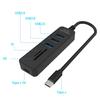 Multiple Port USB3.0 Hubs Featuring SDTF Card Slots 2 USB2.0 Port Data Transfer Adapters For Computer Tablets