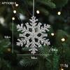 Silver Irregular Electroplated Christmas Tree Ornaments - Glossy Plastic Pendants In Stock