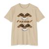 Cvc Jersey T Shirt Fly High Eagle Design Soft Durable