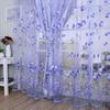 Printed Drape Curtain 100X200CM Sheer Curtains Fashion Tulip Window Screen  For Living Room