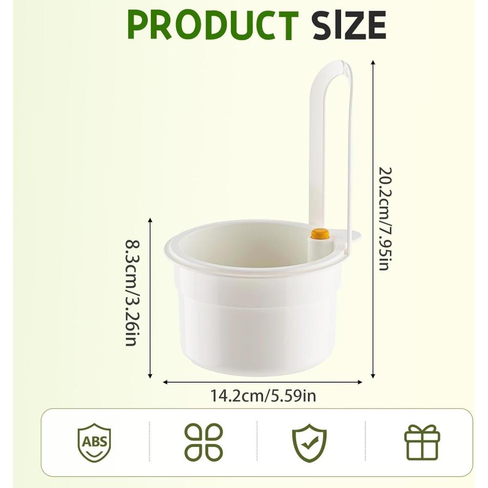 1PC Creative Sink Hanging Strainer Basket Openable Bottom Cover Quickly Drain Kitchen Garbage Filter Multifunctional Detachable