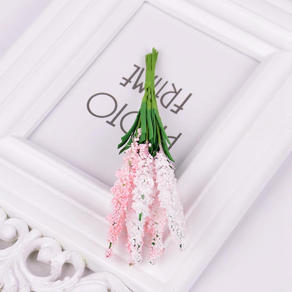 20PCs/lot Lavender Artificial Flowers Bouquet PE Foam Fake Flowers For Vase Home Room Decor DIY Wreath Wedding Decorations 2025