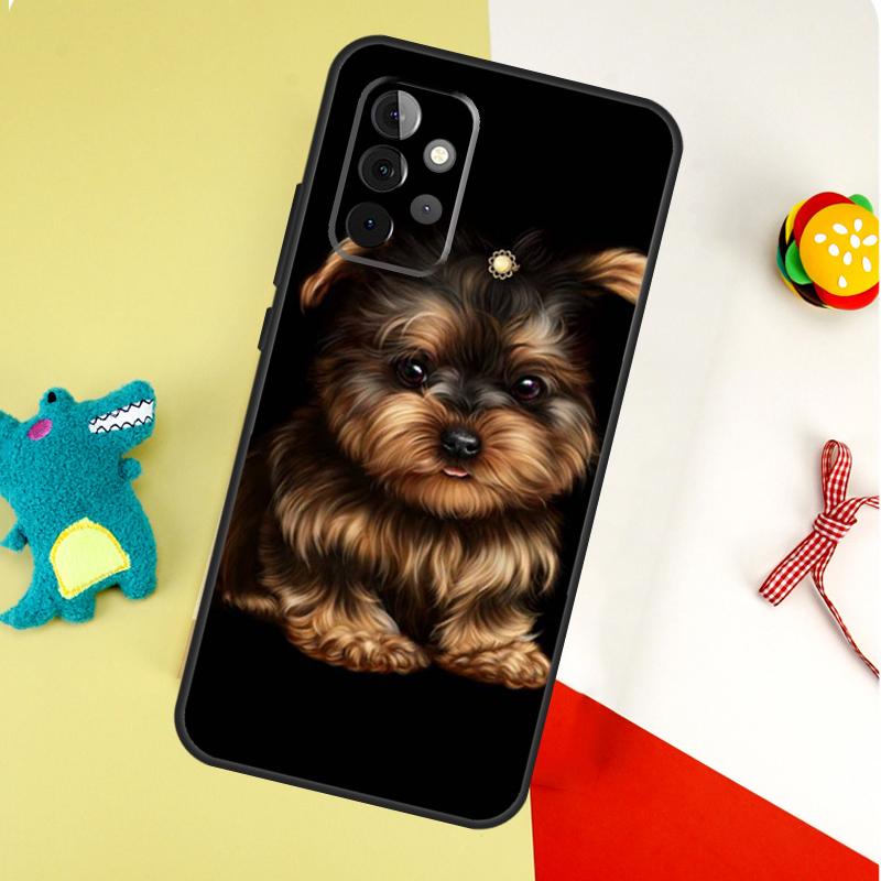 Yorkshire Terrier Dog For Samsung Galaxy A54 A34 A14 A55 A35 A15 A53 A33 A13 A05 A06 A16 A22 A32 A52 Phone Case
