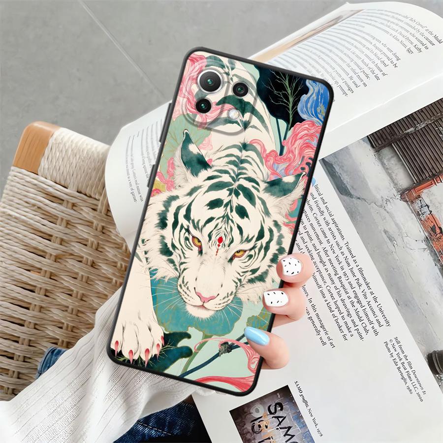 Funda Phone Cover Case for Xiaomi Mi 14 11 12X 10T 13 Lite 12T Pro 12 15 Pro 11T Cool Tiger
