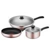 SUPOR Fire-Red Dot 3-Piece Cookware Set