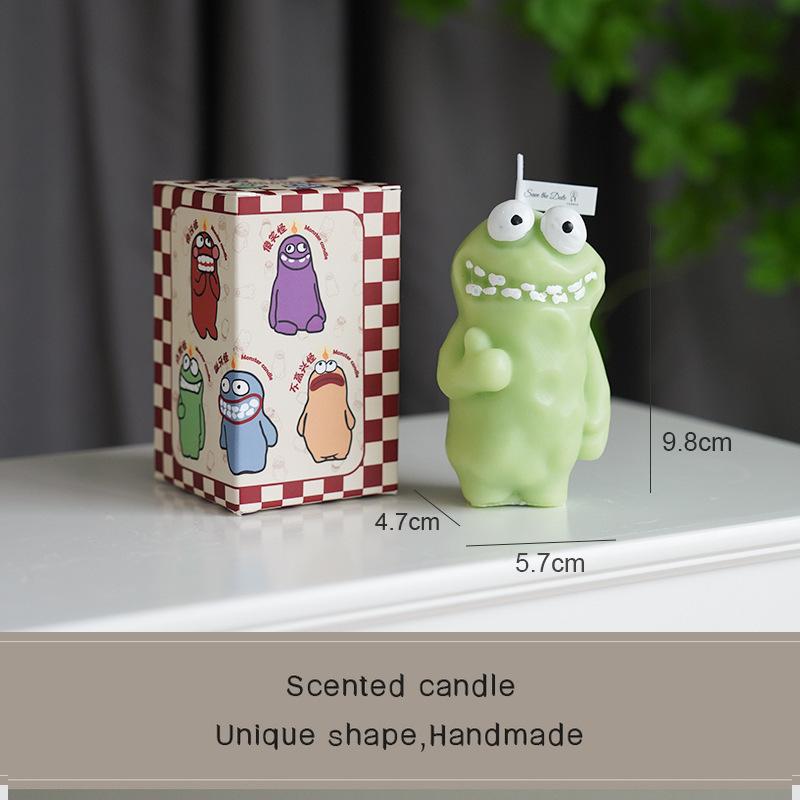 Clay Man Monster Candle Funny Creative Fragrance Birthday Gift Souvenir Handmade Scented Candle