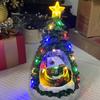 Music Box Mini Christmas Tree Music Box Cottage Glowing Night Light Musical Box Restaurant Bar
