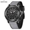 NORTH EDGE 2024 NEW MACH Solar Powered Watch For Men Waterproof 50M Men's Pilot Sports Casua Wristwatches Reloj Hombre Luminous
