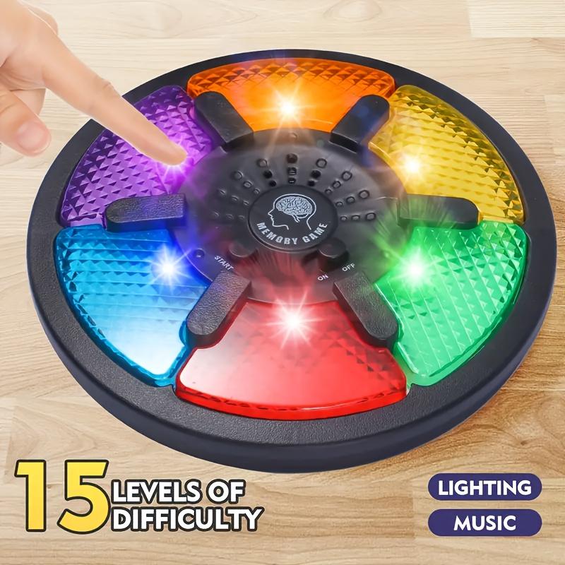 Circle Memory Game Board Rotating Spinning Wheel Puzzle Toy with 15 Levels of Difficulty Relax Brain Training for Adults,Family Party Office Desk Game