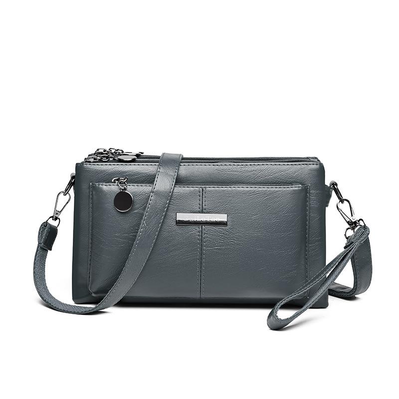 Dámská taška Měkká kůže Mateřská taška Crossbody kabelka středního věku Kabelka Taška přes rameno Vícevrstvá taška Taška na mobilní telefon