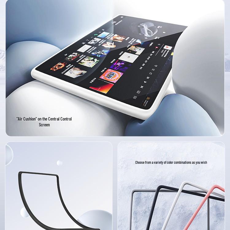 Silicone Frame Protective Cover for Tesla Model 3/Y/YL Center Console Screen