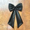 Elegant Satin Wedding Dress Bowknot Lightweight Detachable Bow Waist Decoration for Stage Performance and Cosplay