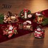 Festive Handmade Gifts for Friends Rhinestone Christmas Decoration DIY Kit, Faux Diamond Art Make 6 Holiday Decorations Hanging Ornaments, Bead Craft