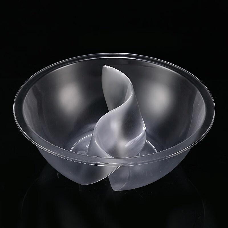 Transparent Round Plastic Malatang Ingredient Basin