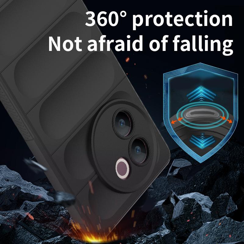 Case For VIVO V29e V30e 5G Back Cover Case Soft Silicone Anti-fall Shockproof Protection Phone Cases Funda Coque