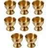 2026 Neue Eierbecher aus Edelstahl, Goldener Eierhalter Set of 8 für hart gekochte weiche Eier Küchenwerkzeug