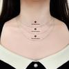 925 Sterling Silver Plain Chain Necklace for Women and Men - Thin, Choker Style, No Pendant