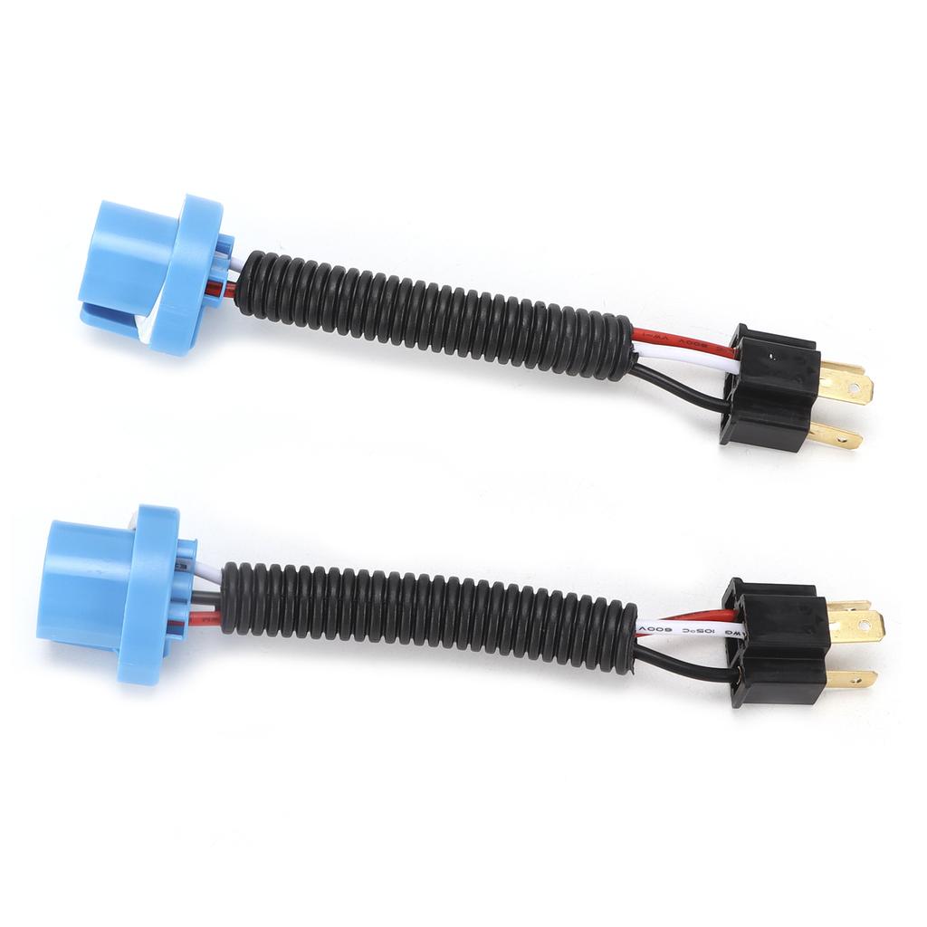 Car H4 Male To 9007 Female Adapter Headlight Mounted Universal Plug and Play 12V?24V