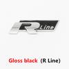 New 3D Metal Sport Sticker Badge Body Sticker For VW Golf GTI Tiguan Touareg Beetle R Rline Polo CC Passat R36 Scirocco Amarok RK5