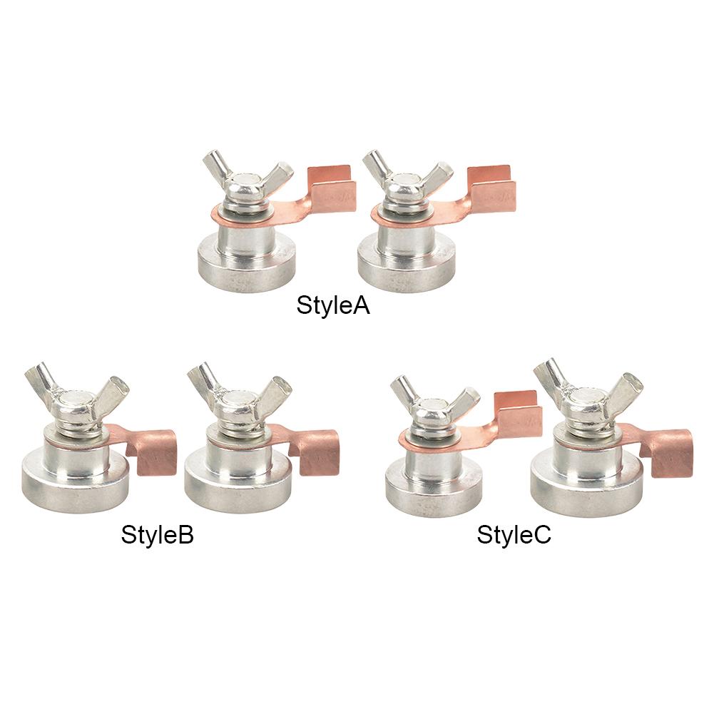 2 Pcs Welder Welding Strong Magnetic Grounding Tool Magnetic Welding Machine Ground Clamp Magnetic Welding Grounding Clamp