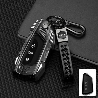 Alloy Car Key Case Cover for VW Volkswagen Golf 7 8 Git MK8 ID.3 ID.4 Cupra Formentor Skoda Octavia A8 SEAT Leon MK4 2020 2021