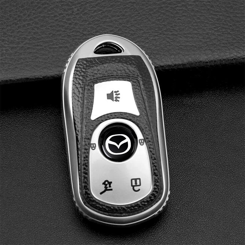 Car Remote Key Sticker Aluminum Emblem Decoration Decal for Mazda Axela CX5 CX6 CX-4 Mazda 6 Ms M3 M5 M6 MX3 GH GG CX-7 MX5 RX8