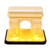 Time Piece Calendar 2026 Desk Calendar With Led Light 3D Tear-Away Calendar Paper Carving Art Memo Pad Notepad Gift Christmas
