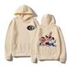 New Academy Style Cartoon Animation Boxing Gym Sweater Men'S Trend Brand Spring And Autumn Loose Casual Pullover Hoodie