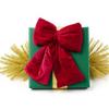 Christmas Bow Decoration Velvet Red Bow Knot Baubles Christmas Tree Hanging Pendant DIY Xmas Ornaments New Year Party Decor