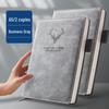 Soft Leather Business Notebook for Meetings & Notes - Thickened Cover
