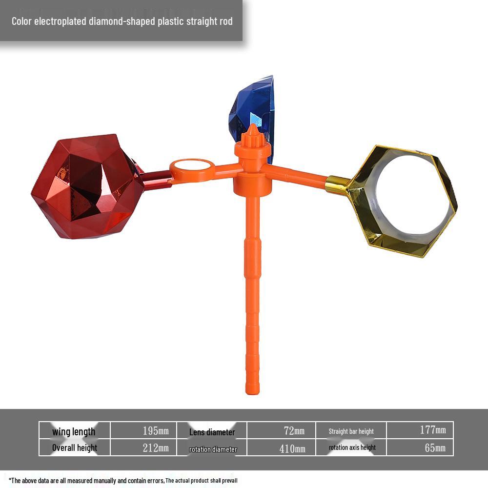 Odblaskowy odstraszacz ptaków zasilany energią słoneczną i wiatrową na farmy zewnętrzne i stawy rybne