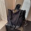 Corduroy Bag Women With Large Capacity 2026 New All-matching Single-shoulder Diagonal High-end Commuting Tote