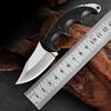 New EDC Tool Outdoor Wilderness Survival Knife Multifunctional Straight Knife Non Folding Knife Portable